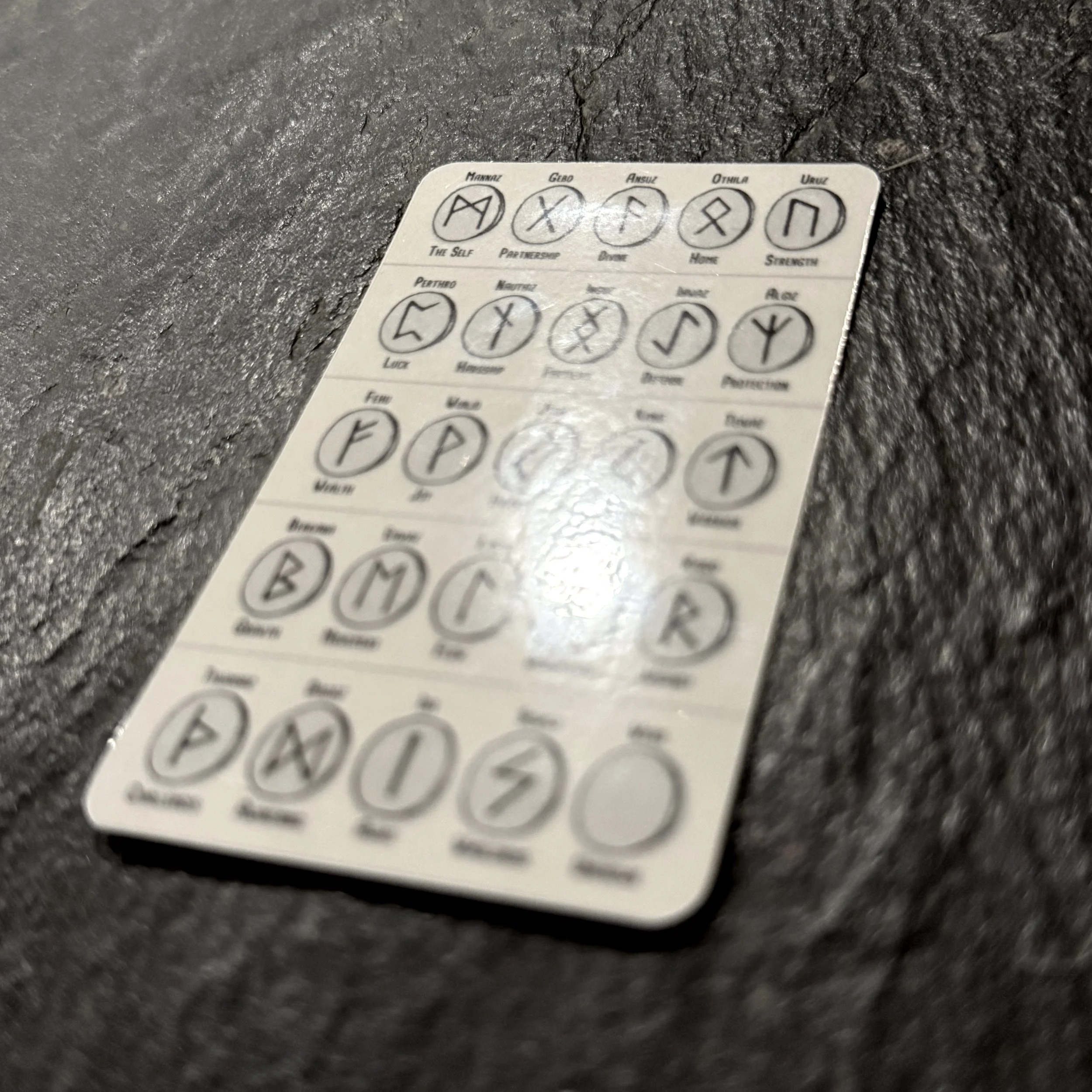 Hand Carved Wood Rune Set — Nikki Jay Designs